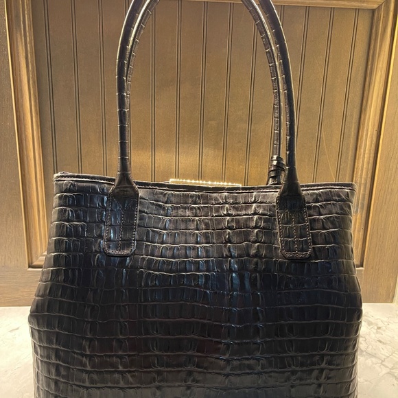 BRAHMIN MEDIUM SHOULDER BAG IN DARK BROWN - Picture 3 of 11